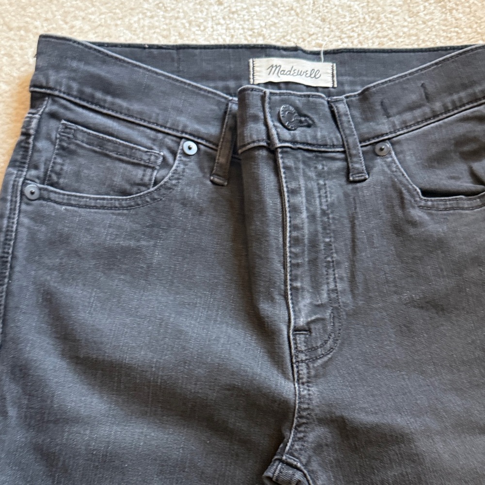 Madewell Men's Charcoal Skinny Jeans
